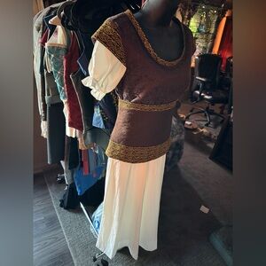 HIGH QUALITY Lord Of The Rings Eowyn Costume Cosplay Embroidered Top S-M